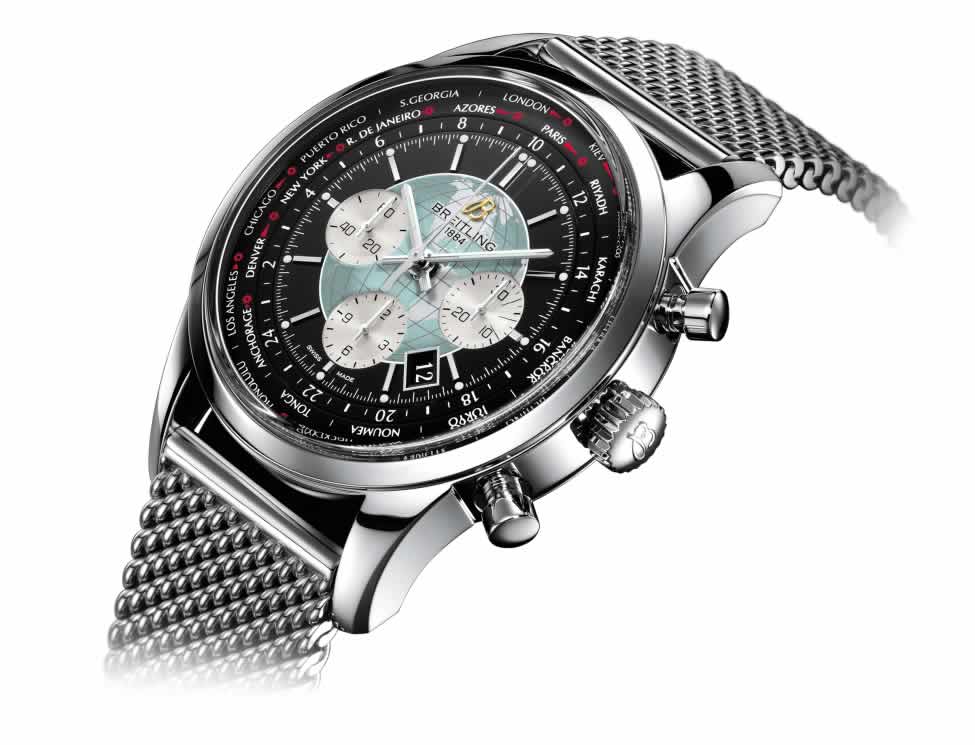 Breitling Transocean Chronograph Unitime Knock Off